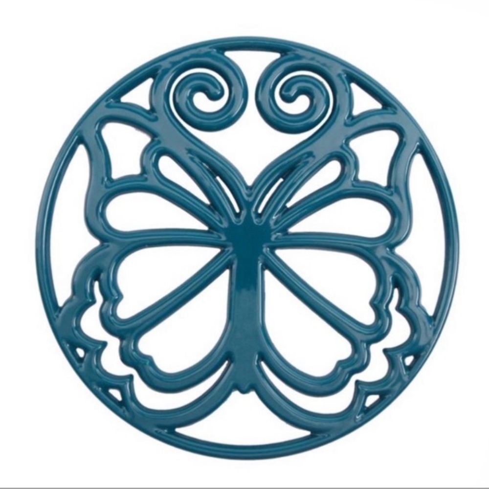 The Pioneer Woman Turquoise Butterfly Trivet